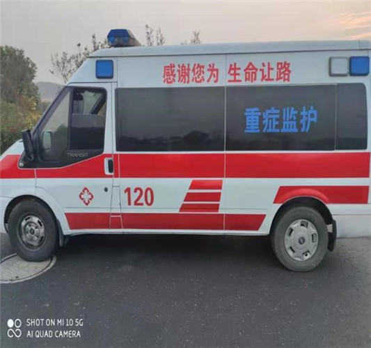 阿拉善左救护车出租服务案例3