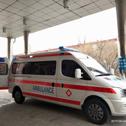 阿拉善左救护车出租服务案例2